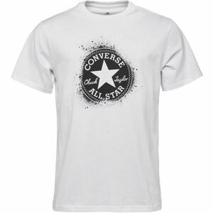 Converse CHUCK DISTORT SPRAY PAINT TEE Férfi póló, fehér, méret kép