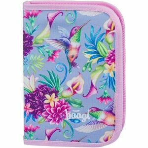 BAAGL CLASSIC CASE HUMMINGBIRD Klasszikus iskolai tolltartó, rózsaszín, méret kép