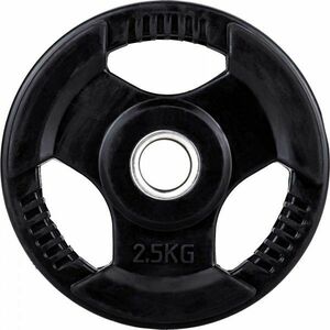 Fitforce PLR 2, 5KG 30MM Gumírozott súlyzótárcsa, fekete, méret kép