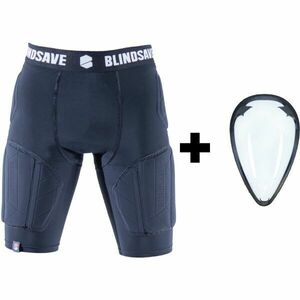 BLINDSAVE PROTECTION SHORTS PRO + CUP Rövidnadrág szuszpenzorral, fekete, méret kép