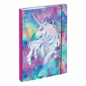 BAAGL UNICORN Füzettartó box A4, rózsaszín, méret kép