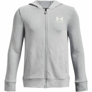 Under Armour RIVAL TERRY FZ HOODIE Junior pulóver, szürke, méret kép