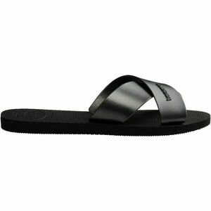 HAVAIANAS AQUA METALLIC Női flip-flop papucs, fekete, méret 41/42 kép
