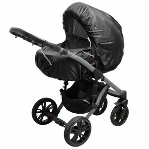 NEW BABY BASIC Esővédő babakocsira, fekete, méret kép