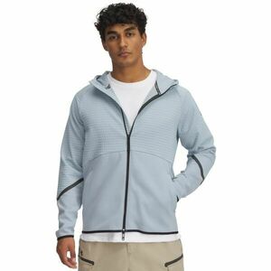 Under Armour UNSTOPPABLE FLEECE GRID Férfi pulóver, világoskék, méret kép
