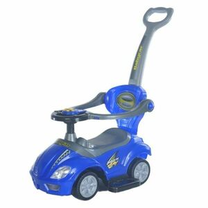 BABY MIX MEGA CAR 3in1 Bébitaxi tolókarral, kék, méret kép