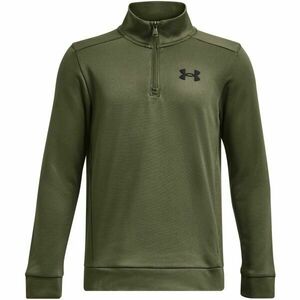 Under Armour ARMOUR FLEECE 1/4 ZIP Fiú pulóver, khaki, méret kép