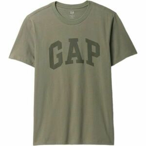GAP BASIC LOGO Férfi póló, khaki, méret kép
