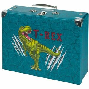 BAAGL T-REX Összehajtható laminált karton kisbőrönd, sötétzöld, méret kép