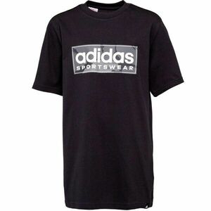 adidas CAMO LINEAR TEE Fiú póló, fekete, méret kép