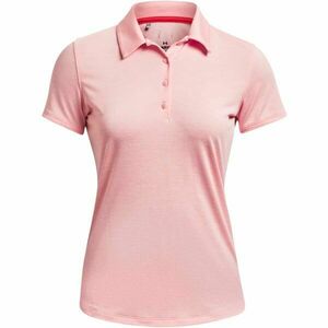Under Armour PLAYOFF SS POLO Női galléros póló, rózsaszín, méret kép