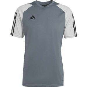 adidas TIRO23 COMPETITION JERSEY Férfi póló sportoláshoz, szürke, méret kép