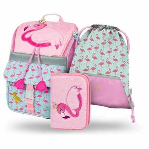 BAAGL 3 SET ZIPPY FLAMINGO Iskolai szett, mix, méret kép