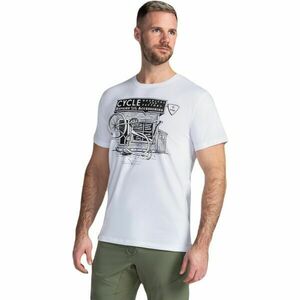 KILPI PORTELA Férfi pamut póló, fehér, méret XXXL kép