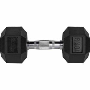 Fitforce FDBB 10KG Hatszögű kézi súlyzó, ezüst, méret kép