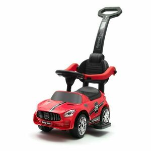 BABY MIX RACER Bébitaxi tolókarral, piros, méret kép