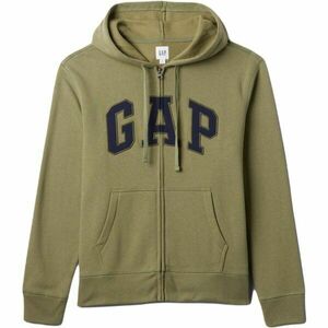 GAP V-HERITAGE LOGO FZ SNL Férfi pulóver, khaki, méret kép