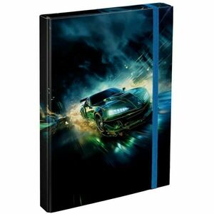 BAAGL RACING CAR Füzettartó box A4, fekete, méret kép