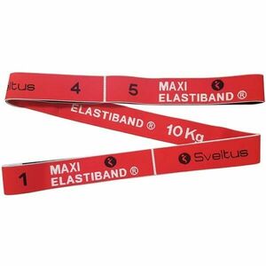 SVELTUS MAXI ELASTIBAND 10 KG Erősítő gumiszalag, piros, méret kép