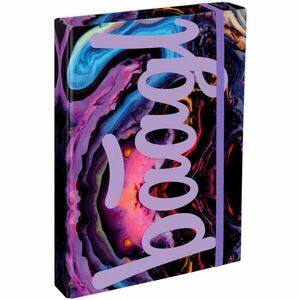BAAGL JUMBO MARBLE Füzettartó box A4, fekete, méret kép