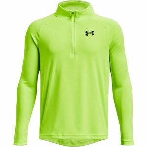 Under Armour TECH 2.0 1/2 ZIP Fiú felső, világoszöld, méret kép