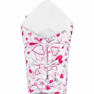 NEW BABY SWADDLING BLANKET Pólya, rózsaszín, méret kép