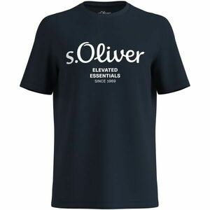 s.Oliver RLBS T-SHIRT SS NOOS Férfi póló, sötétkék, méret kép