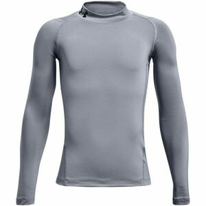 Under Armour HG ARMOUR MOCK Fiú kompressziós felső, szürke, méret kép