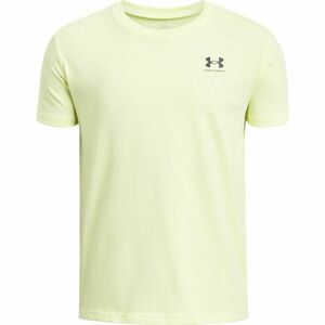 Under Armour SPORTSTYLE Fiú póló, sárga, méret kép