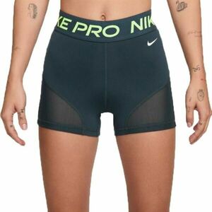Nike PRO Női rövidnadrág, sötétzöld, méret kép