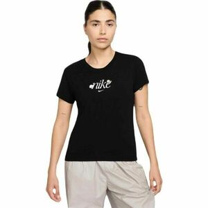 Nike SPORTSWEAR CHILL KNIT Női póló, fekete, méret kép