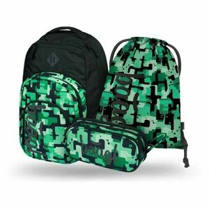 BAAGL 3 SET COOLMATE GREEN Iskolai szett, zöld, méret kép