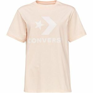 Converse STANDARD FIT CENTER STAR CHEV Férfi póló, rózsaszín, méret kép