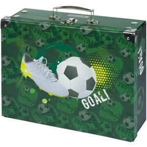 BAAGL FOOTBALL Összehajtható laminált karton kisbőrönd, zöld, méret kép