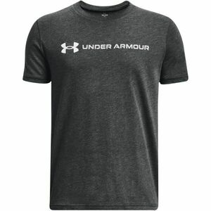 Under Armour WORDMARK Fiú póló, sötétszürke, méret kép