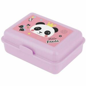 BAAGL PANDA Uzsonnásdoboz, lila, méret kép