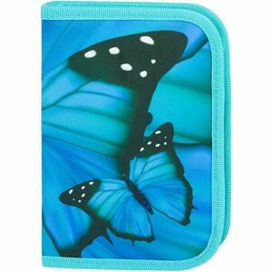 BAAGL CLASSIC CASE BUTTERFLY Iskolai tolltartó, türkiz, méret kép