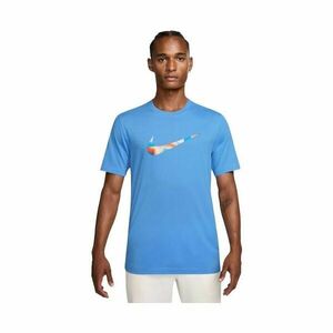 Nike LAVA SWOOSH Férfi póló, világoskék, méret XXL kép