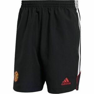 adidas MANCHESTER UNITED UBD SHORTS Férfi futball rövidnadrág, fekete, méret XXL kép