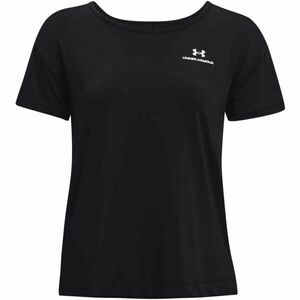 Under Armour RUSH ENERGY SS Női fitness póló, fekete, méret kép