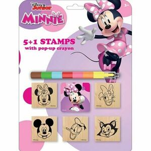 Disney 5+1 BÉLYEGZŐ MINNIE OLAJPASZTELL KRÉTÁVAL Kreatív készlet, mix, méret kép