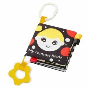 BABY ONO MY CONTRAST BOOK Gyerek érzékelő könyv, fekete, méret kép