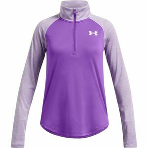 Under Armour TECH GRAPHIC 1/2 ZIP Hosszú ujjú lányka felső, lila, méret kép