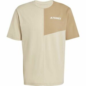 adidas TERREX MULTI TEE Férfi póló, bézs, méret kép
