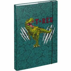BAAGL T-REX Füzettartó box A4, sötétzöld, méret kép