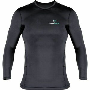 GAMEPATCH COMPRESSION SHIRT Kompessziós uniszex póló, fekete, méret kép