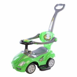 BABY MIX MEGA CAR 3in1 Bébitaxi tolókarral, zöld, méret kép