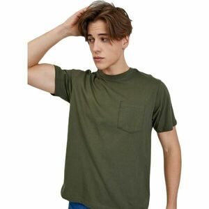 GAP V-ORIGINAL Férfi póló, khaki, méret kép