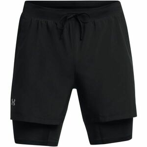 Under Armour LAUNCH 5 2-IN-1 Férfi rövidnadrág, fekete, méret kép