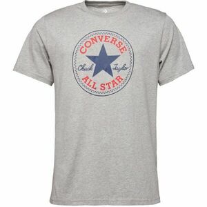 Converse STANDARD FIT CHUCK PATCH CORE Férfi póló, szürke, méret kép